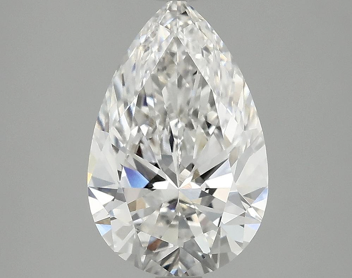 2.52 Carat Pear Shaped Ideal Cut VVS2 IGI Certified Lab Grown Diamond