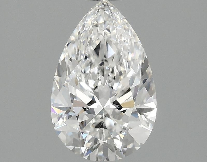 1.09 Carat Pear Shaped Ideal Cut VVS2 IGI Certified Lab Grown Diamond