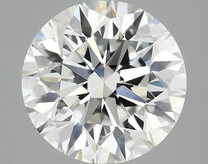 3.04 Carat Round Shaped Excellent Cut VVS2 IGI Certified Lab Grown Diamond
