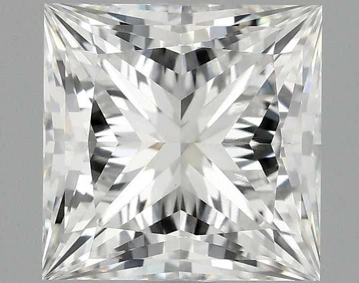 2.04 Carat Princess Shaped Ideal Cut VVS2 IGI Certified Lab Grown Diamond