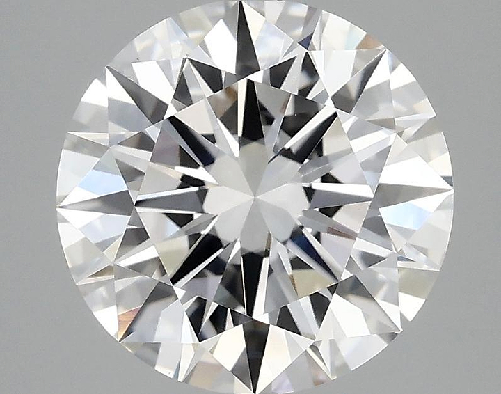 3.07 Carat Round Shaped Ideal Cut VVS2 IGI Certified Lab Grown Diamond