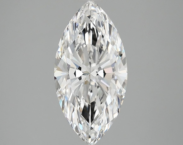 2.1 Carat Marquise Shaped Ideal Cut VVS2 IGI Certified Lab Grown Diamond