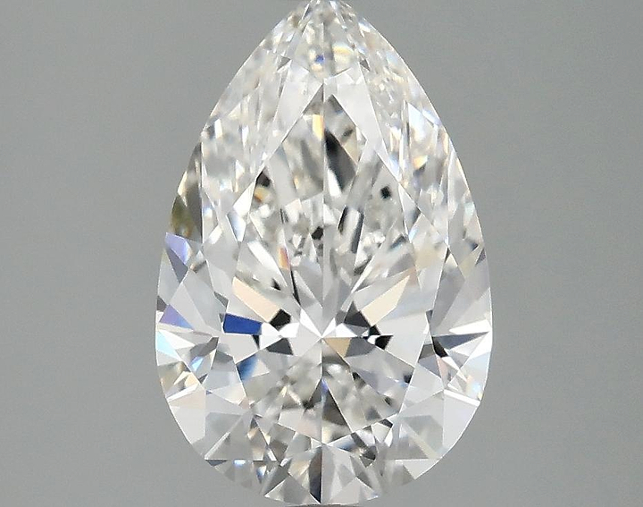 2.06 Carat Pear Shaped Excellent Cut VVS2 IGI Certified Lab Grown Diamond