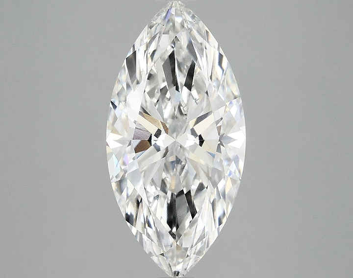 3.08 Carat Marquise Shaped Ideal Cut VS1 IGI Certified Lab Grown Diamond