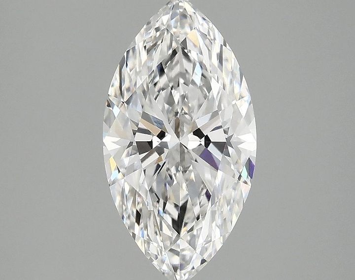 2.06 Carat Marquise Shaped Excellent Cut VVS2 IGI Certified Lab Grown Diamond