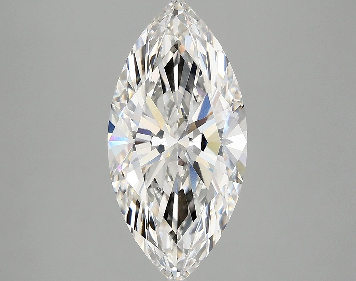 2.88 Carat Marquise Shaped Excellent Cut VVS2 IGI Certified Lab Grown Diamond