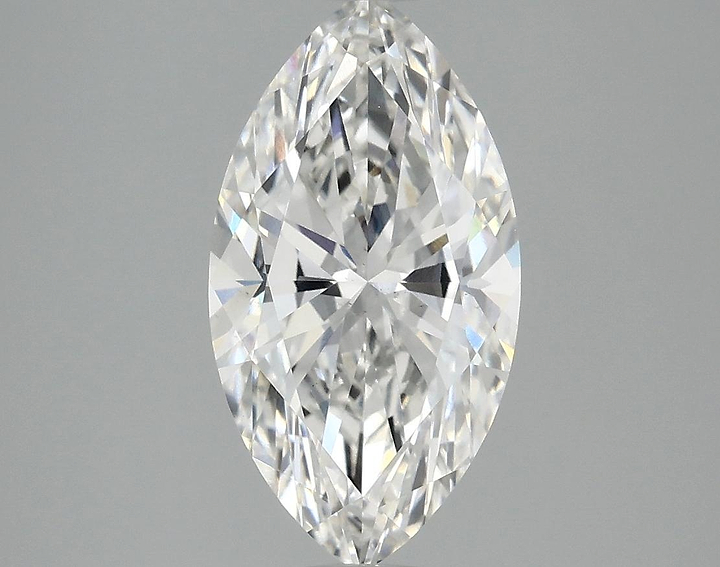 2.5 Carat Marquise Shaped Excellent Cut VS2 IGI Certified Lab Grown Diamond