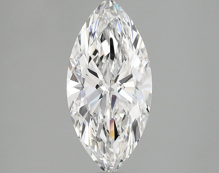 1.58 Carat Marquise Shaped Excellent Cut VVS2 IGI Certified Lab Grown Diamond