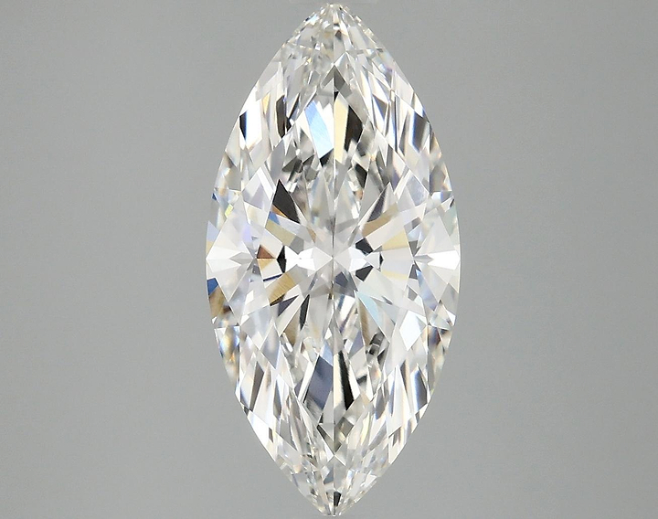 2.88 Carat Marquise Shaped Excellent Cut VVS2 IGI Certified Lab Grown Diamond