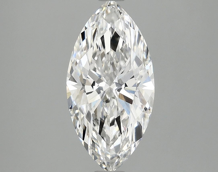 2.01 Carat Marquise Shaped Ideal Cut VVS1 IGI Certified Lab Grown Diamond
