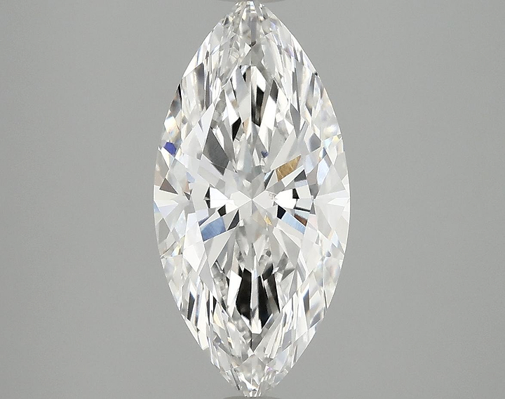 2.51 Carat Marquise Shaped Excellent Cut VVS2 IGI Certified Lab Grown Diamond