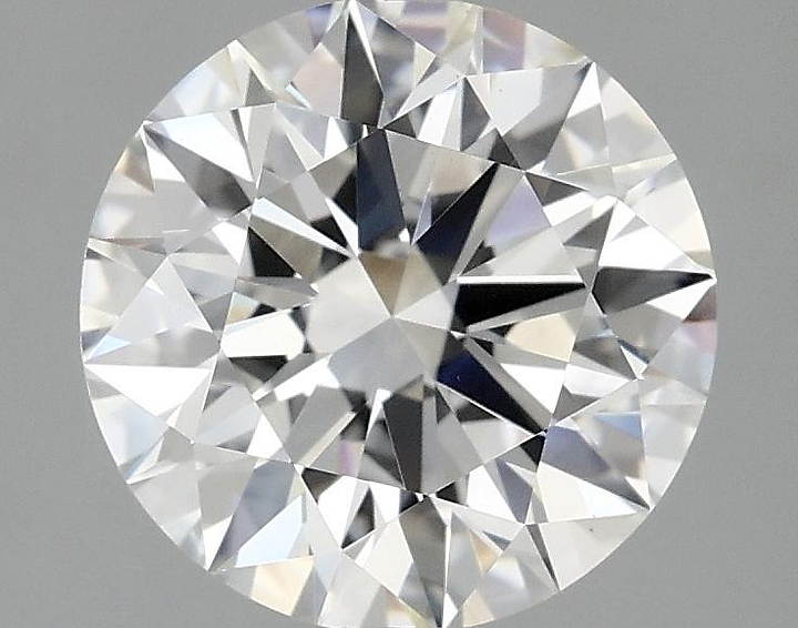 2.07 Carat Round Shaped Ideal Cut VVS2 IGI Certified Lab Grown Diamond