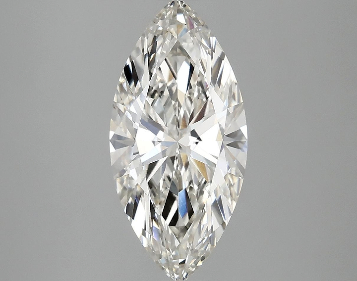 2.39 Carat Marquise Shaped Excellent Cut VVS2 IGI Certified Lab Grown Diamond