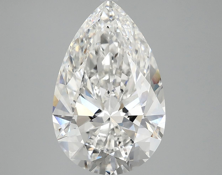 4.88 Carat Pear Shaped Ideal Cut VVS2 IGI Certified Lab Grown Diamond