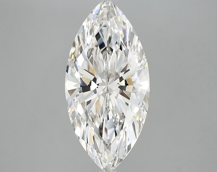 3.06 Carat Marquise Shaped Excellent Cut VVS2 IGI Certified Lab Grown Diamond