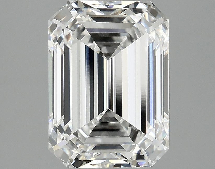 3.04 Carat Emerald Shaped Ideal Cut VVS2 IGI Certified Lab Grown Diamond