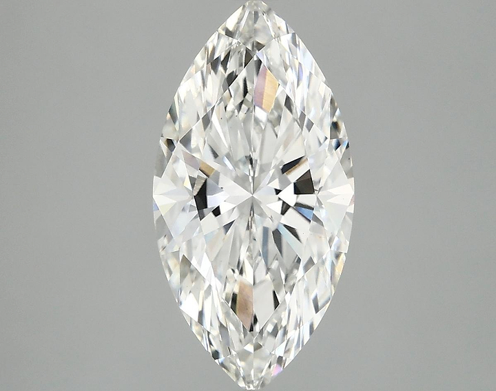 2.52 Carat Marquise Shaped Ideal Cut VVS2 IGI Certified Lab Grown Diamond