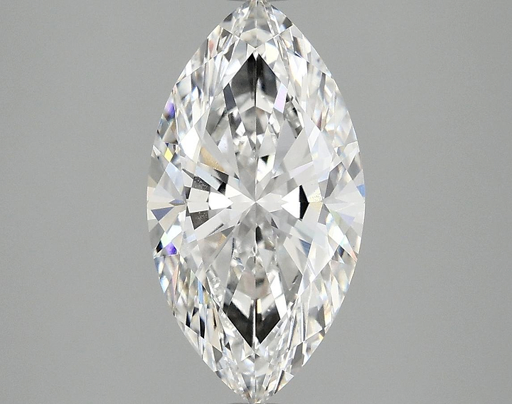 2.54 Carat Marquise Shaped Excellent Cut VVS2 IGI Certified Lab Grown Diamond