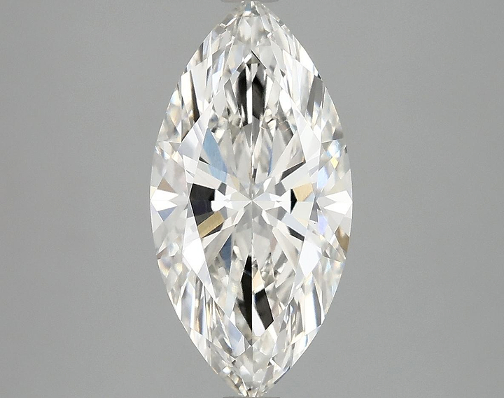 2.5 Carat Marquise Shaped Ideal Cut VVS2 IGI Certified Lab Grown Diamond