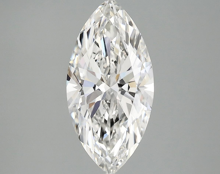 2.55 Carat Marquise Shaped Ideal Cut VVS2 IGI Certified Lab Grown Diamond