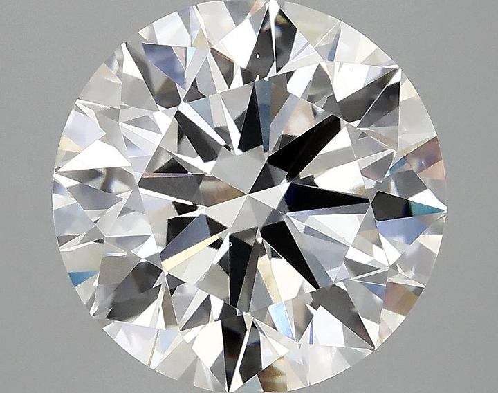 4.08 Carat Round Shaped Ideal Cut VS1 IGI Certified Lab Grown Diamond