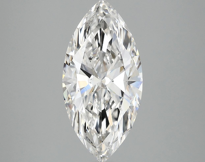 2.5 Carat Marquise Shaped Excellent Cut VVS2 IGI Certified Lab Grown Diamond