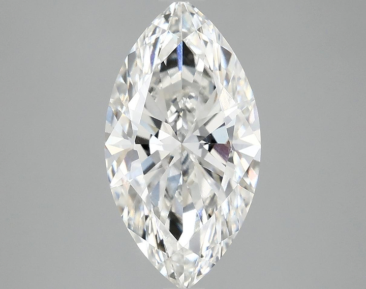 3.05 Carat Marquise Shaped Excellent Cut VVS2 IGI Certified Lab Grown Diamond
