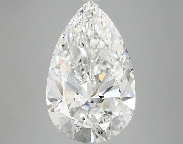 7.05 Carat Pear Shaped Ideal Cut VVS2 IGI Certified Lab Grown Diamond