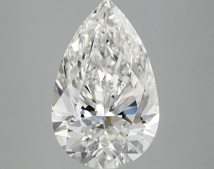 3.76 Carat Pear Shaped Ideal Cut VS1 IGI Certified Lab Grown Diamond