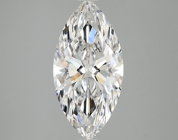 2.56 Carat Marquise Shaped Ideal Cut VVS2 IGI Certified Lab Grown Diamond
