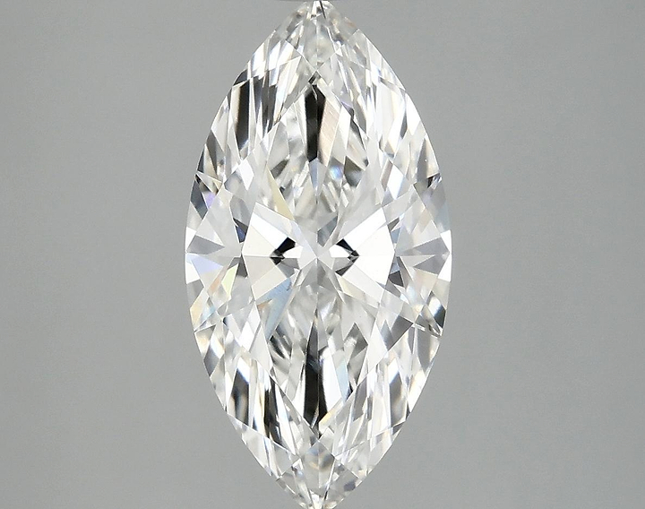 2.5 Carat Marquise Shaped Ideal Cut VVS2 IGI Certified Lab Grown Diamond
