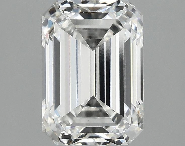 2.09 Carat Emerald Shaped Ideal Cut VVS2 IGI Certified Lab Grown Diamond