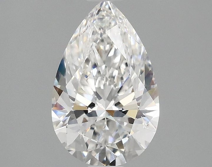1.57 Carat Pear Shaped Ideal Cut VVS2 IGI Certified Lab Grown Diamond