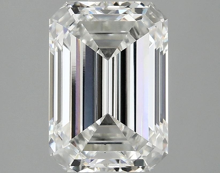 2.57 Carat Emerald Shaped Ideal Cut VS1 IGI Certified Lab Grown Diamond
