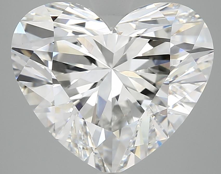 6.08 Carat Heart Shaped Ideal Cut VVS2 IGI Certified Lab Grown Diamond