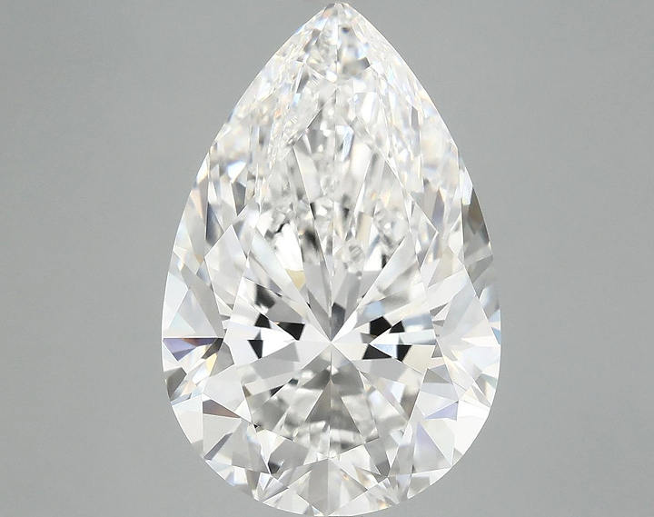 7.17 Carat Pear Shaped Excellent Cut VVS2 IGI Certified Lab Grown Diamond