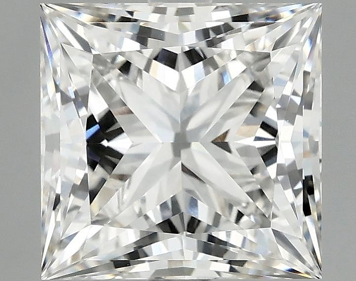 3.27 Carat Princess Shaped Ideal Cut VVS2 IGI Certified Lab Grown Diamond