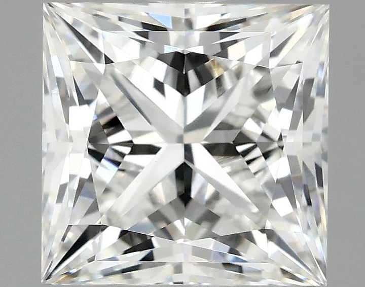 2.04 Carat Princess Shaped Ideal Cut VVS2 IGI Certified Lab Grown Diamond