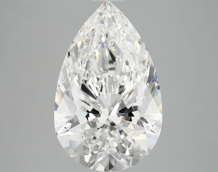 5.06 Carat Pear Shaped Ideal Cut VVS2 IGI Certified Lab Grown Diamond