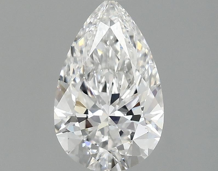 1.02 Carat Pear Shaped Ideal Cut VVS2 IGI Certified Lab Grown Diamond