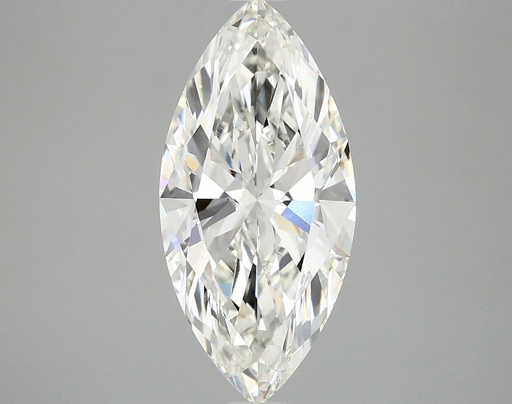 2.5 Carat Marquise Shaped Excellent Cut VVS2 IGI Certified Lab Grown Diamond