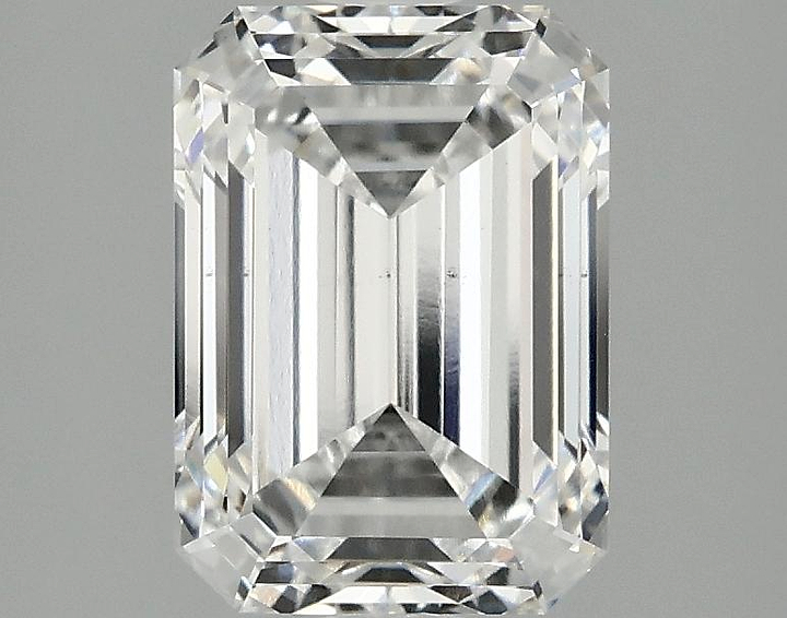 2.52 Carat Emerald Shaped Ideal Cut VS2 IGI Certified Lab Grown Diamond