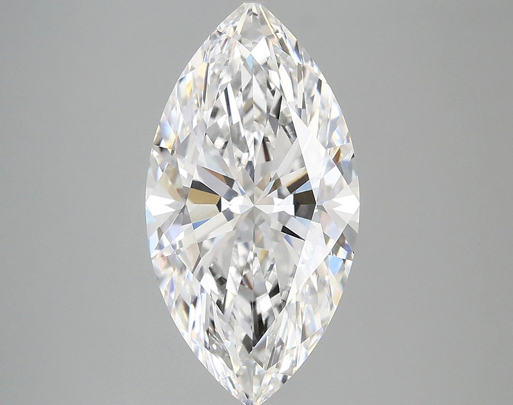 4.06 Carat Marquise Shaped Ideal Cut VVS2 IGI Certified Lab Grown Diamond