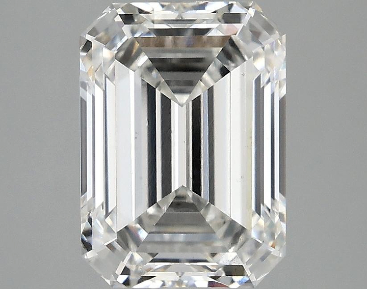 2.85 Carat Emerald Shaped Excellent Cut VS2 IGI Certified Lab Grown Diamond