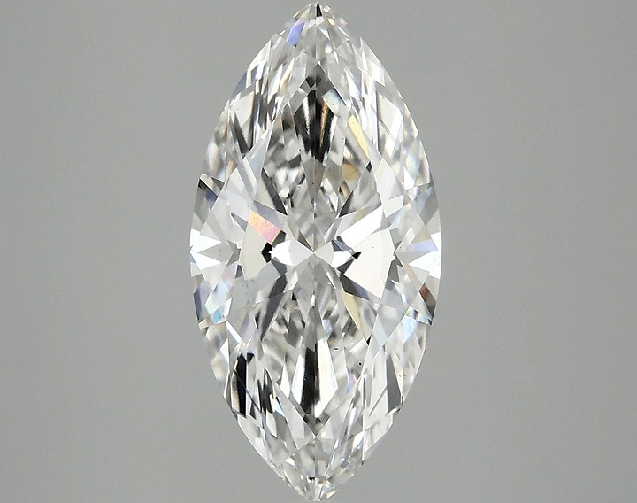 2.53 Carat Marquise Shaped Ideal Cut VS2 IGI Certified Lab Grown Diamond