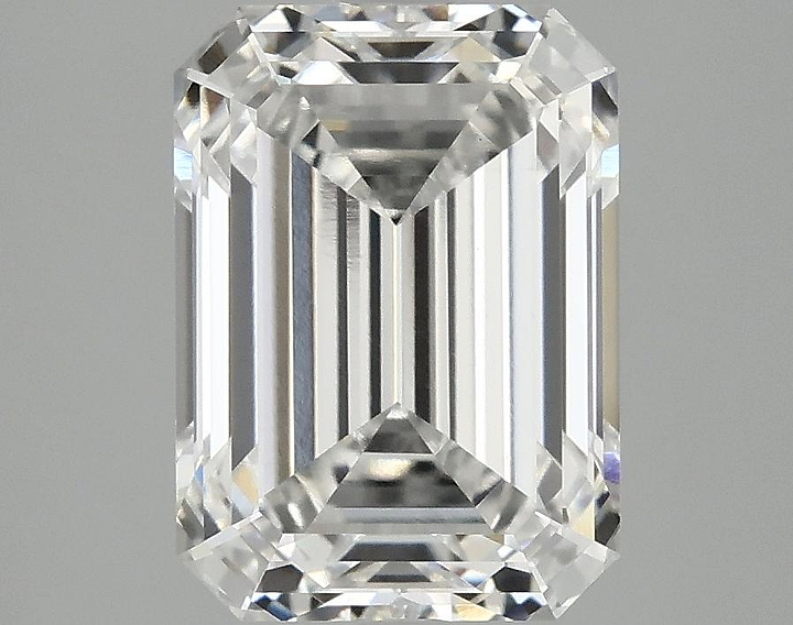3.1 Carat Emerald Shaped Excellent Cut VVS2 IGI Certified Lab Grown Diamond