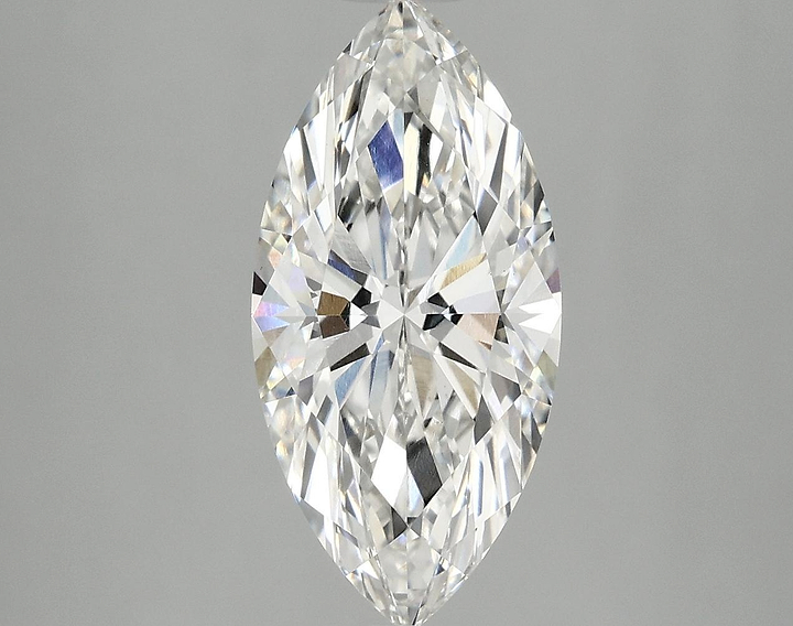 2.58 Carat Marquise Shaped Excellent Cut VVS2 IGI Certified Lab Grown Diamond