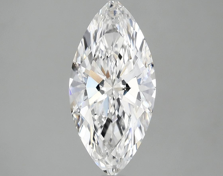 1.82 Carat Marquise Shaped Excellent Cut VVS2 IGI Certified Lab Grown Diamond