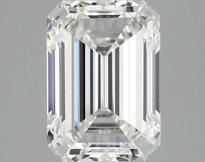 3.05 Carat Emerald Shaped Ideal Cut VS1 IGI Certified Lab Grown Diamond
