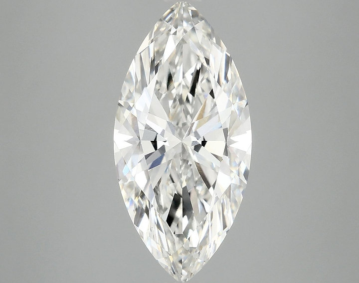 3.59 Carat Marquise Shaped Excellent Cut VVS2 IGI Certified Lab Grown Diamond